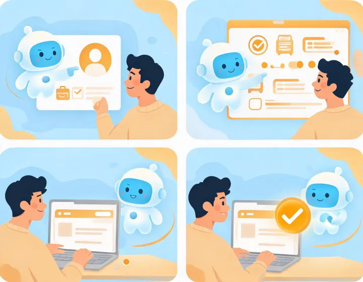 Friendly AI agent email engagement prospecting playbook